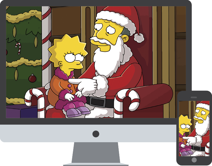 Simpsons Christmas Wallpaper
