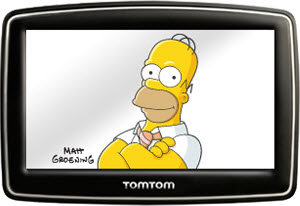 TomTom adds Simpsons voices to GPS devices & apps