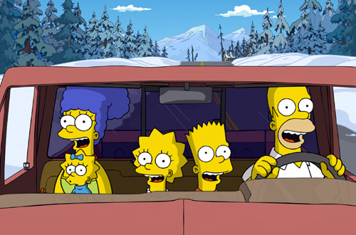 Simpsons-Driving