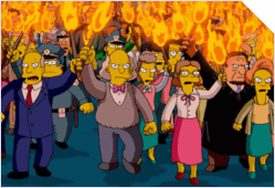 angry mob