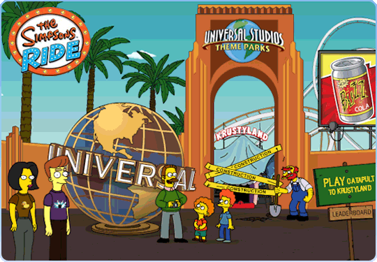 simpsons ride
