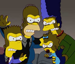 the simpsons are angry because you didnt watch them