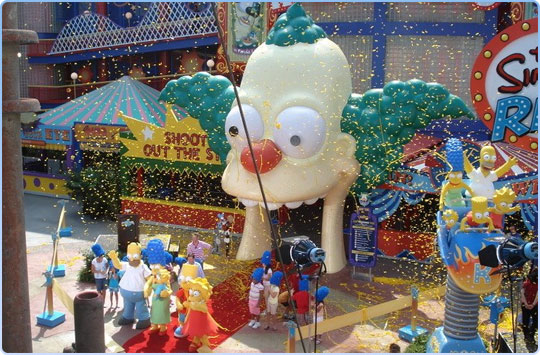simpsons ride